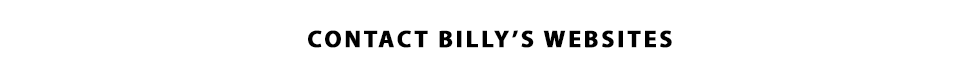 Contact Billy's Websites